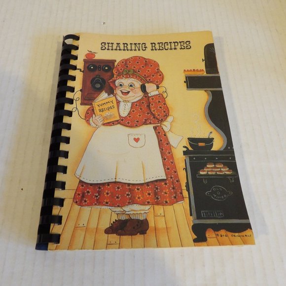 Cookbook | Kitchen | Vintage 986 Compiled Book Of Recipes Cmcss Food ...